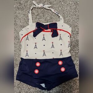 Janie & Jack | Eiffel Tower swimsuit | 3-6m